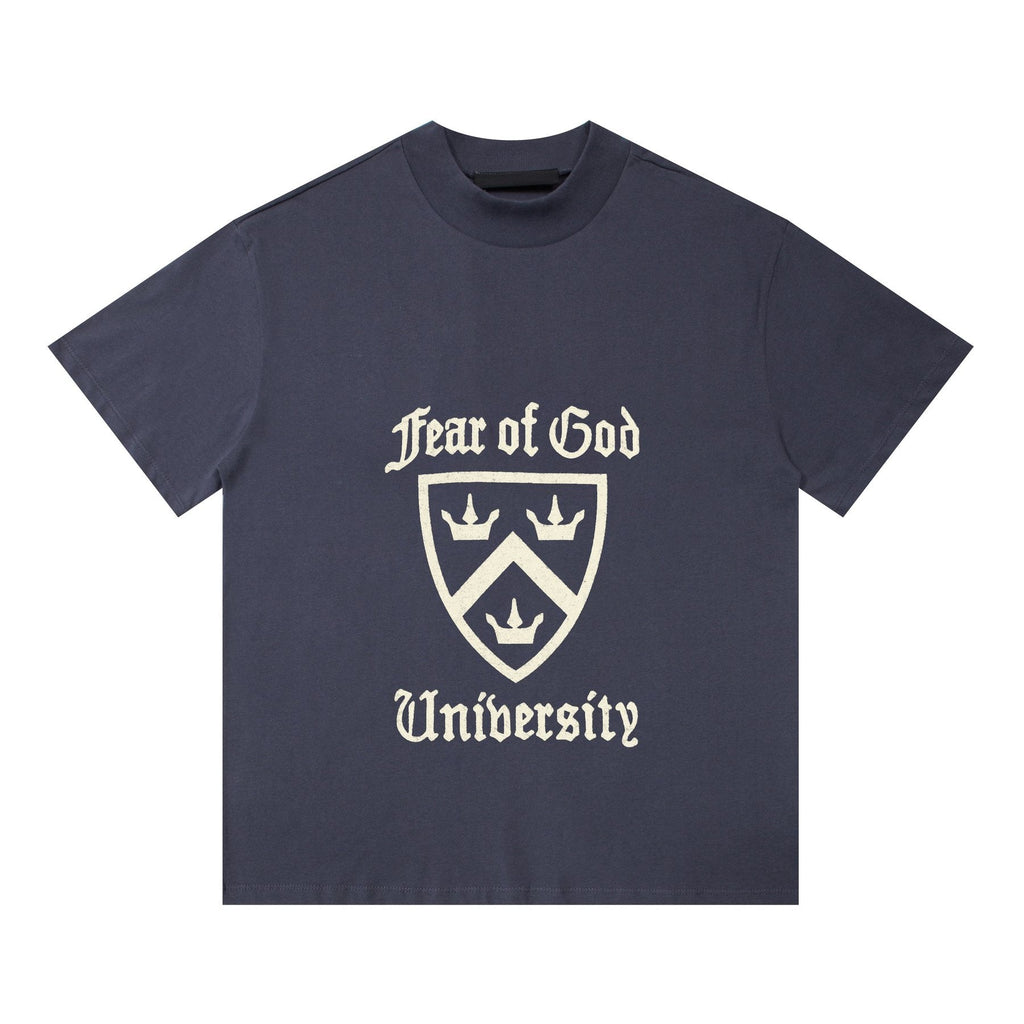 ESSENTIALS University Crest Graphic T-Shirt — front