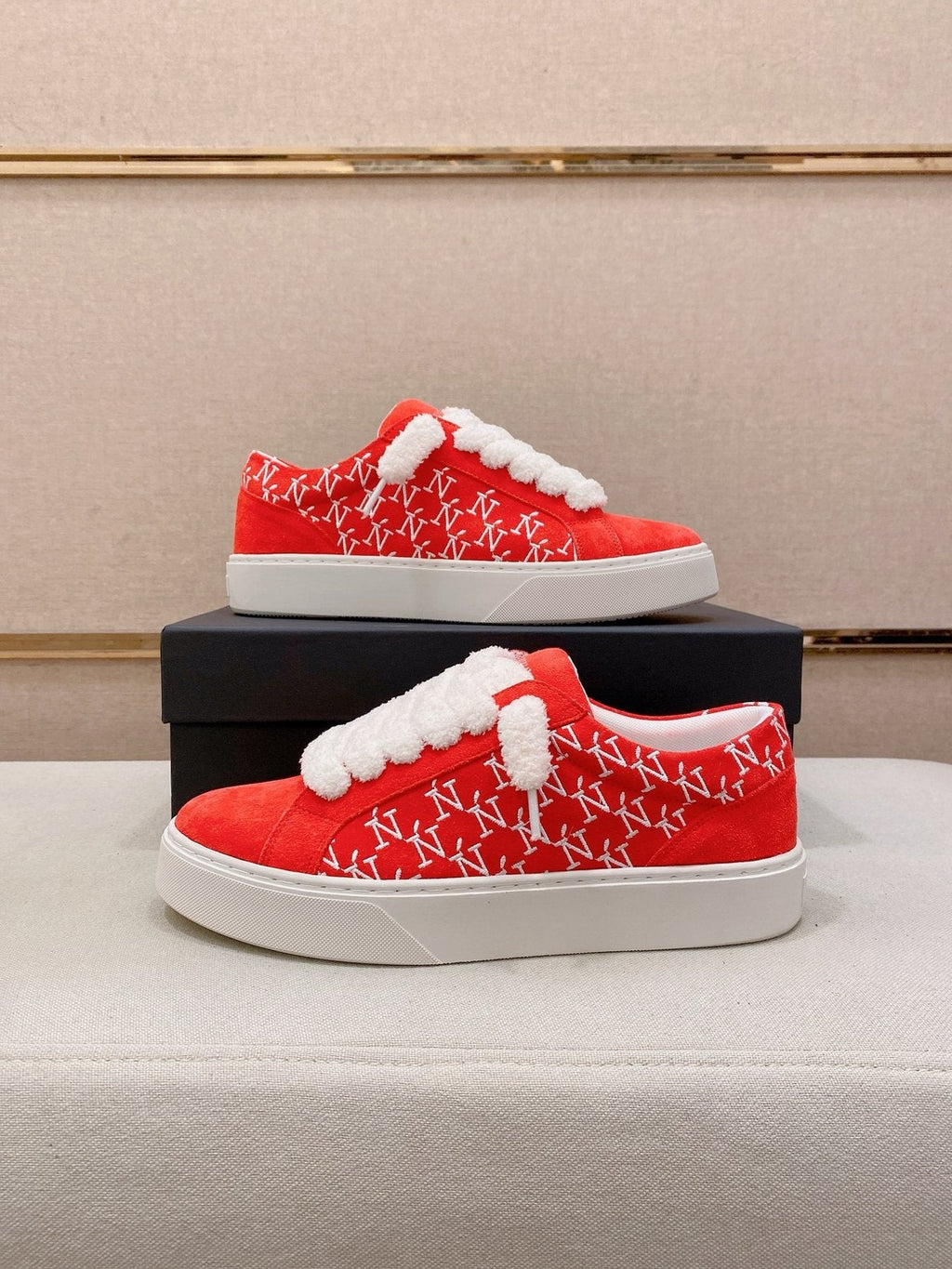 Numeris Suede Low-Top Sneakers — front