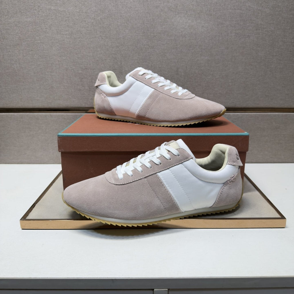 Low-Top Lace-Up Sneakers — front