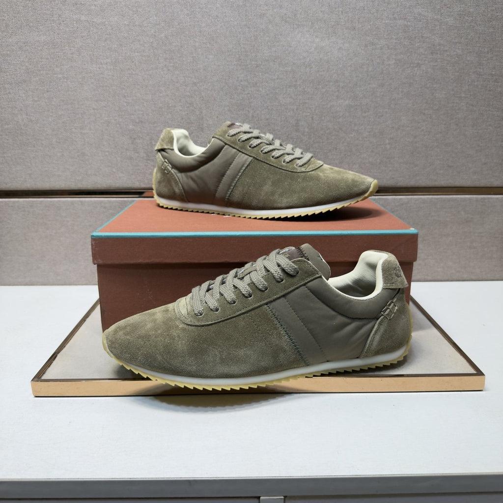 Low-Top Lace-Up Sneakers — front