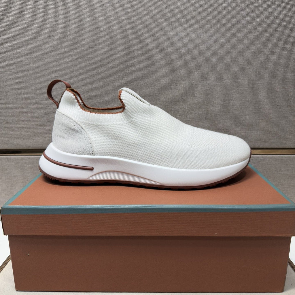 Men’s Textured Slip-On Sneakers — front
