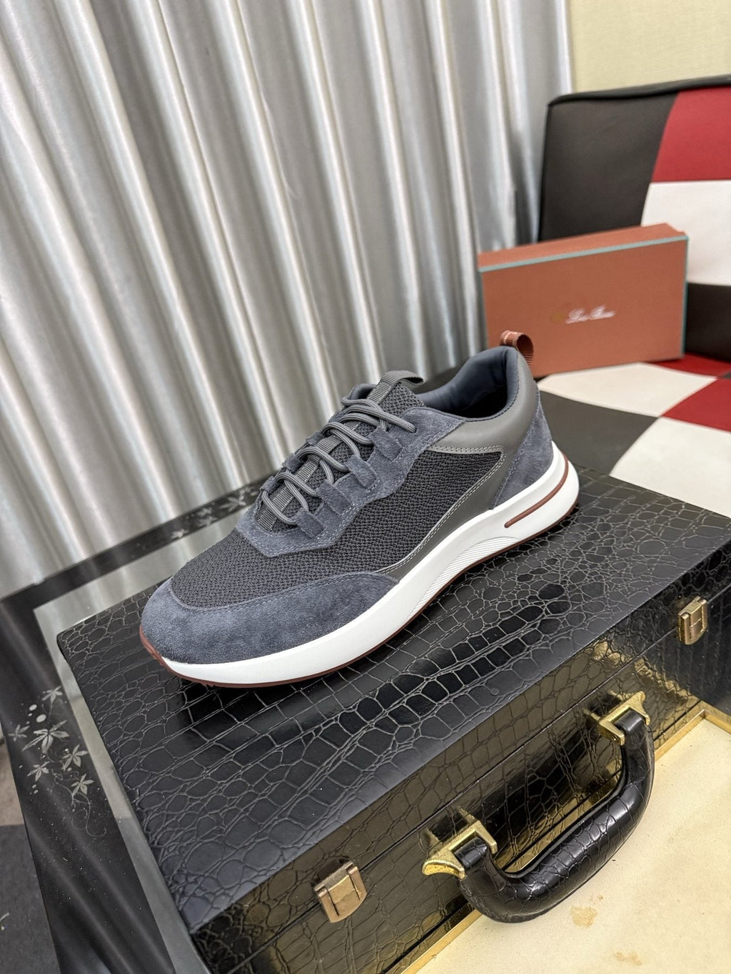 Men's Lace-Up Sneakers — front