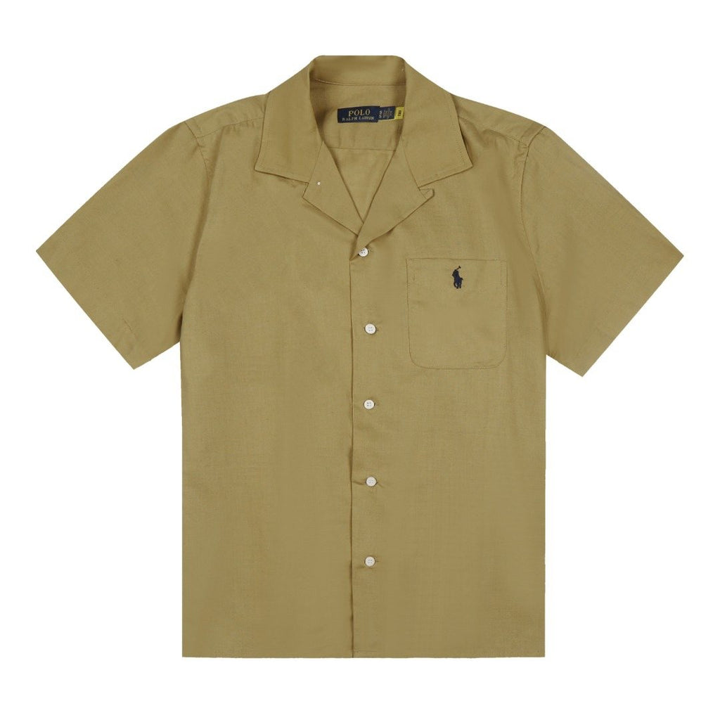 Test2-Ralph Lauren Camp Collar Pocket Shirt — front