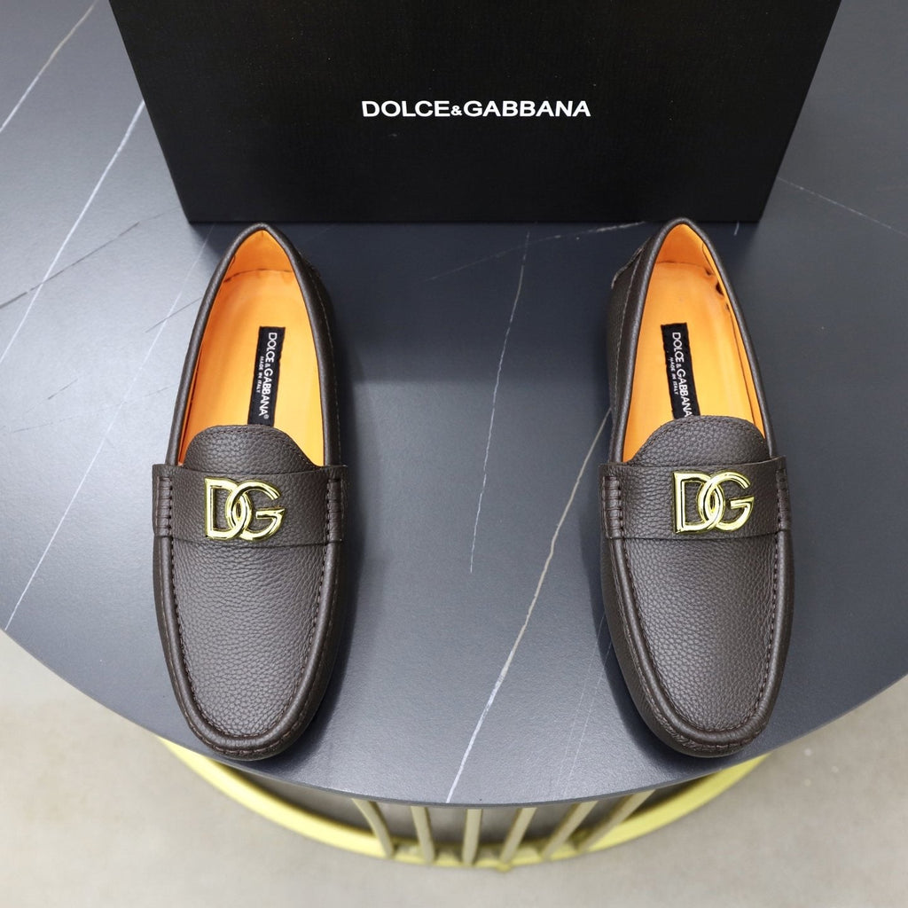 Dolce & Gabbana Gold-Hardware Loafers — hero