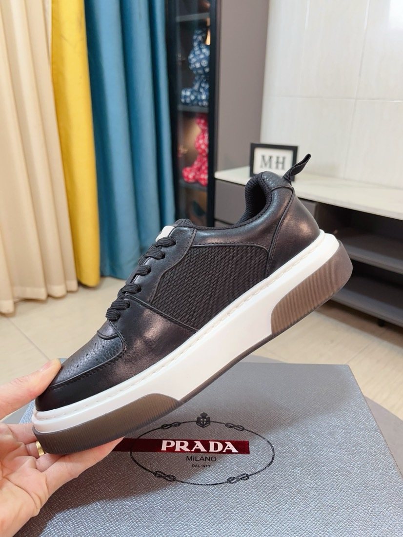 Prada Triangular Logo Sneakers — model