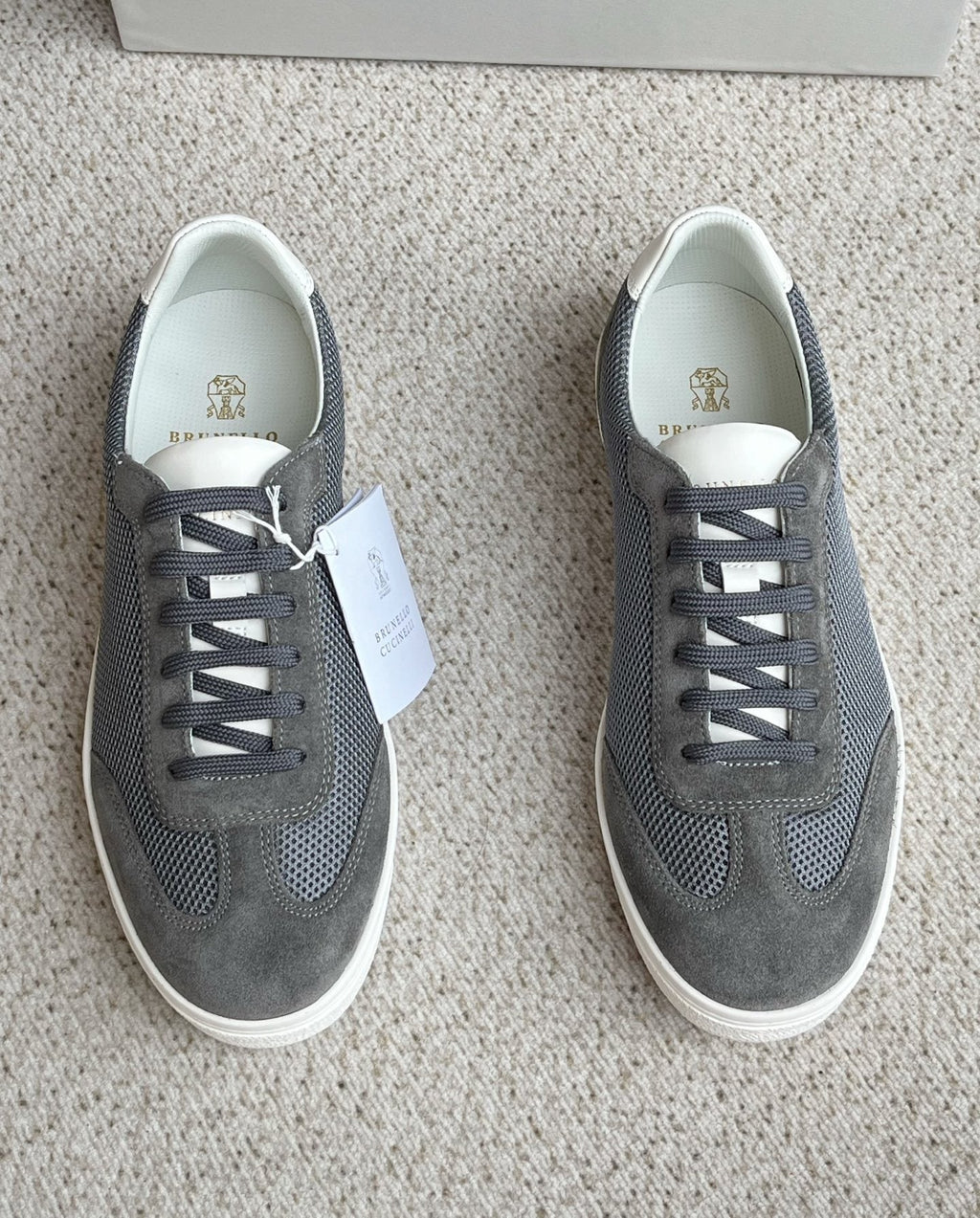 Brunello Cucinelli Low-Top Lace-Up Sneakers — front